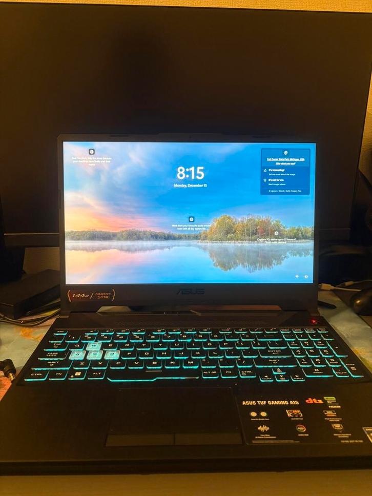 asus gaming laptop 144hz high specs, Computers en Software, Windows Laptops, Ophalen of Verzenden