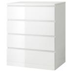 Ikea ladenkast Malm, 4 lades, Ophalen, 5 laden of meer, 50 tot 100 cm, Zo goed als nieuw