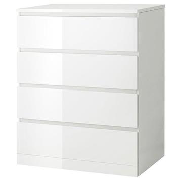 Ikea ladenkast Malm, 4 lades