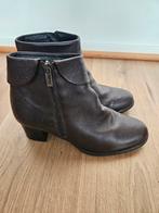 Enkellaars rits aubergine bruin maat 39, Ophalen of Verzenden, Zo goed als nieuw, Bruin