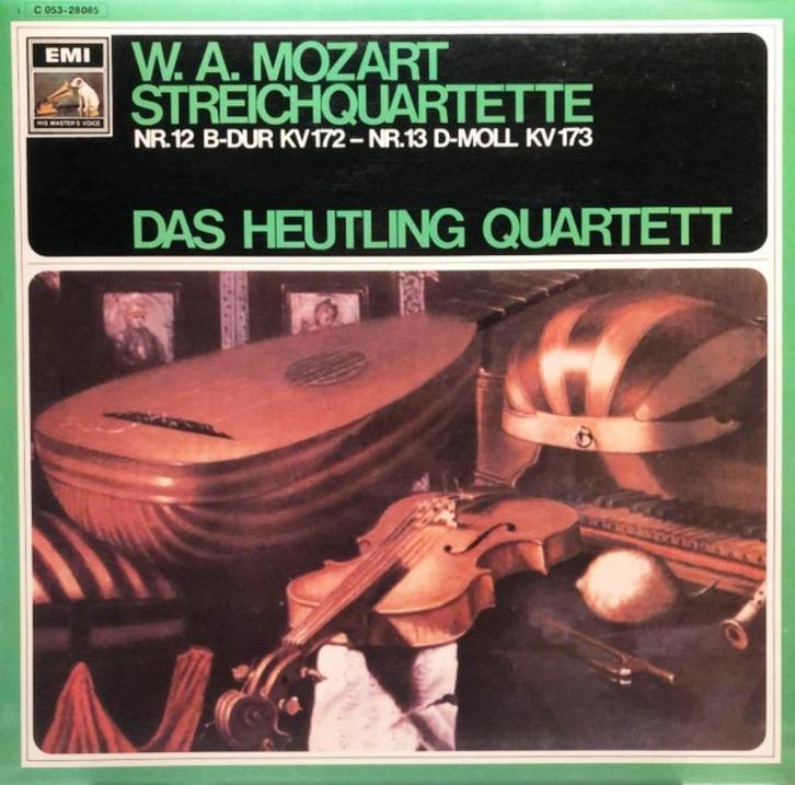 Mozart  Das Heutling Quartett Streichquartette Nr.12 Nr.13, Cd's en Dvd's, Vinyl | Klassiek, Zo goed als nieuw, Classicisme, Kamermuziek