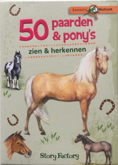 50 Paarden & Pony's : Zien & herkennen - met quizvragen, Hobby en Vrije tijd, Gezelschapsspellen | Kaartspellen, Nieuw, Een of twee spelers