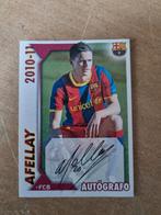 Panini Barcelona 10/11 Ibrahim Afellay autografo, Ophalen of Verzenden, Zo goed als nieuw, Plaatje