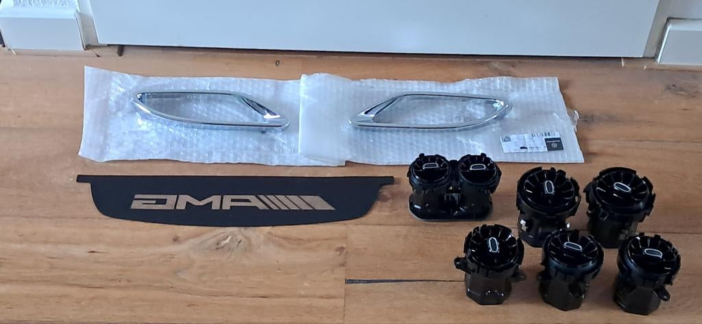 Mercedes A200 (2020) Remlichtcover, Sierlijsten & Roosters, Ophalen of Verzenden, Voor, Mercedes-Benz, Motorkap