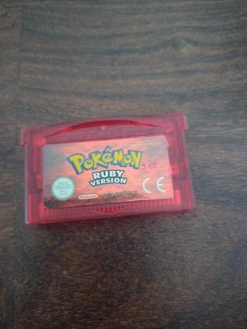 Pokémon Ruby Cartridge beschikbaar voor biedingen