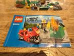 Lego City 60000 brandweer motor container brand, Ophalen of Verzenden, Zo goed als nieuw