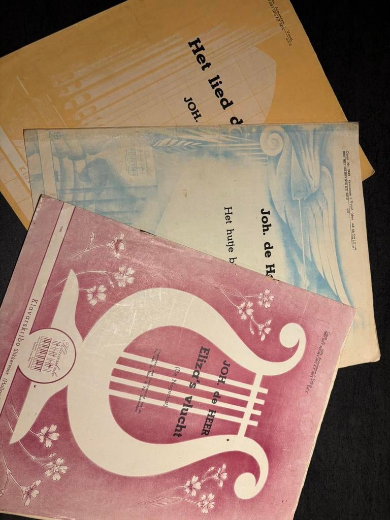 Bladmuziek Joh. De Heer, klavarskribo, Ophalen of Verzenden, Gebruikt, Artiest of Componist, Religie en Gospel