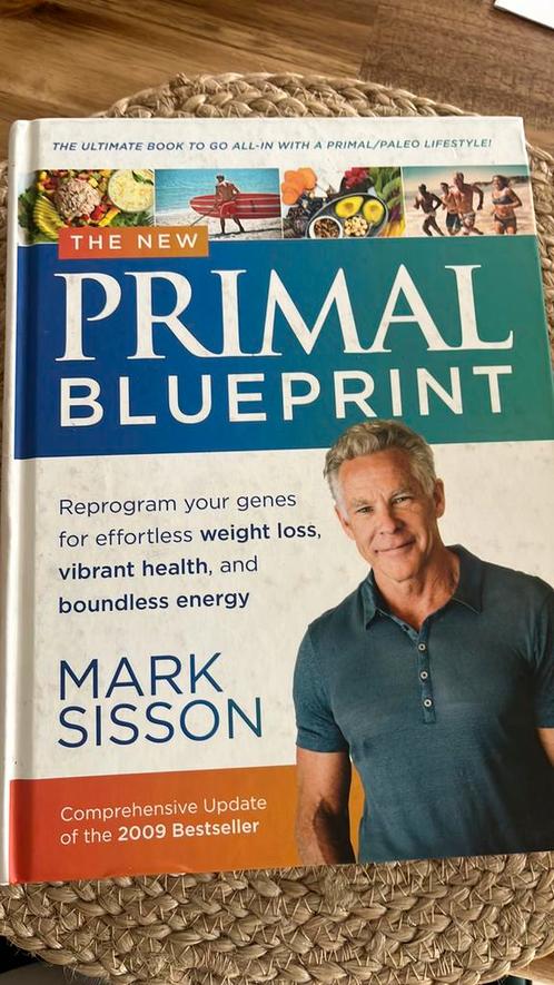 Boek the new primal blueprint - mark sisson, Boeken, Gezondheid, Dieet en Voeding, Zo goed als nieuw, Dieet en Voeding, Ophalen of Verzenden