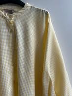 GARCONNE ruimvallende blouse geel/wit ruitje mt TU, Kleding | Dames, Blouses en Tunieken, -, Verzenden, Parijs, Geel
