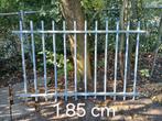 gegalvaniseerd hekwerk totaal +-18 meter, Ophalen, Gebruikt, IJzer