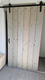 Loftdeur van steigerhout, Gebruikt, 215 cm of meer, Binnendeur, Schuifdeur