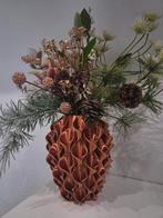 Prachtige Lily vaas Silk Koper 16 cm, Huis en Inrichting, Overige materialen, Overige kleuren, Nieuw, Ophalen of Verzenden