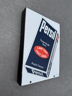 Emaille reclamebord Persil - dubbelzijdig, Ophalen of Verzenden, Zo goed als nieuw, Reclamebord
