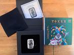 Asturmint 2 oz 999.9 silver cast bar Poker Joker, Ophalen of Verzenden, Zilver