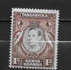 Kenya Uganda Tangayika 1938 postfris, Postzegels en Munten, Postzegels | Afrika, Verzenden, Tanzania, Postfris