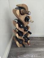 Wijnrek Suar hout - 8 flessen - 70cm hoog, Huis en Inrichting, Woonaccessoires | Wijnrekken, Ophalen, Zo goed als nieuw, Hout