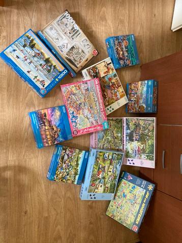 12 complete kwaliteitspuzzels van 1000 stukjes Apeldoorn beschikbaar voor biedingen