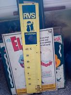 Emaille reclamebord RVS  2x, Verzamelen, Merken en Reclamevoorwerpen, Ophalen of Verzenden, Zo goed als nieuw, Reclamebord