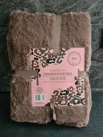 Nieuw dekbedovertrek 200x200 - Fluffy Faux Fur, Bruin, Dekbedovertrek, Ophalen of Verzenden, Nieuw