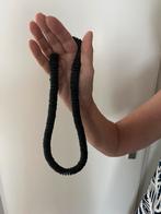 Vintage ketting., Sieraden, Tassen en Uiterlijk, Kettingen, Ophalen of Verzenden, Zo goed als nieuw, Zwart