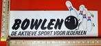 Vintage sticker autosticker strip Bowlen, Verzamelen, Ophalen of Verzenden, Zo goed als nieuw