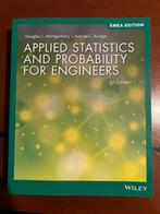 Applied statistics and probability for engineers, Boeken, Techniek, Ophalen, Zo goed als nieuw, Werktuigbouwkunde, Wiley