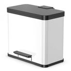 Hailo 0633-230 Öko Trio Plus Pedaalemmer 3x9L Wit, Hailo, Kunststof, Nieuw, 20 tot 30 liter