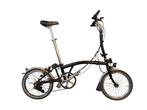 Vouwfiets Brompton, 6 speed, 2 jaar garantie, gratis rugtas, Gebruikt, Brompton, 16 tot 18 inch, Versnellingen