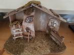 Kerststal met mooie details kerst stal handgemaakt, Diversen, Kerst, Ophalen of Verzenden, Gebruikt