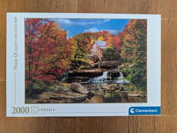legpuzzel Clementoni, Glade Creek Grist Mill, 2000 stukjes. beschikbaar voor biedingen