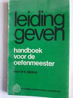 Handboek voor de Oefenmeester, Ophalen of Verzenden, Gebruikt, Overige binnenlandse clubs, Boek of Tijdschrift