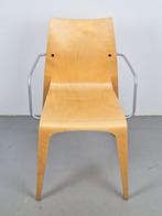 Moderne Thonet plywood Flow stoel armchair design J. Berg, Huis en Inrichting, Ophalen of Verzenden, N, Metaal, N