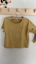 T-Shirts Zara oker geel oversized 98, Gebruikt, Ophalen of Verzenden