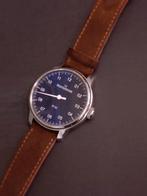 prachtig gebruikte Meistersinger No1 te koop, Overige merken, Overige materialen, Leer, Polshorloge