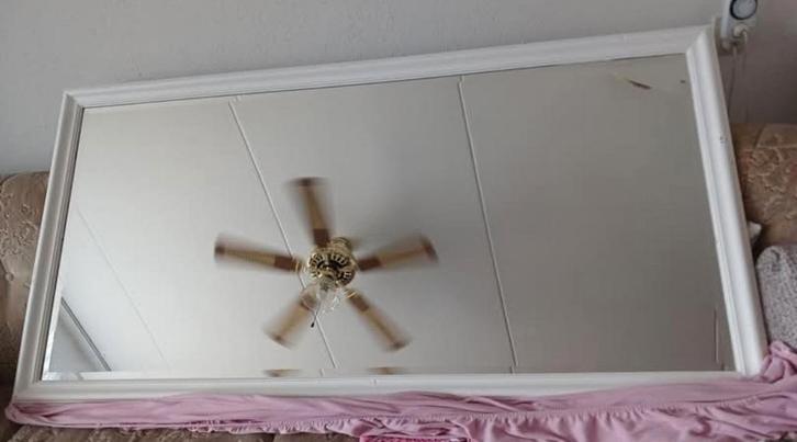 Brocante Spiegel 80x160 - Opknapper!, Huis en Inrichting, Woonaccessoires | Spiegels, Ophalen