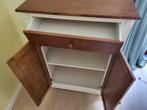 Buffetkastje Wit met Houten Details, Ophalen, Gebruikt, 100 tot 150 cm, 50 tot 100 cm