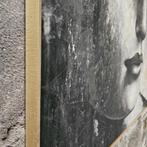 Muse face in lijst 90x90cm, Huis en Inrichting, Woonaccessoires | Schilderijen, Tekeningen en Foto's, Nieuw, 75 tot 100 cm, Schilderij