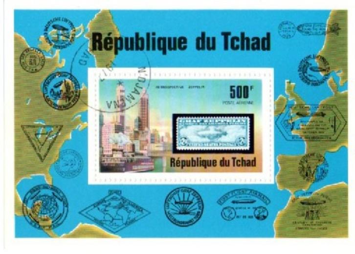 TSJAAD/REPUBLIQUE DU TCHAD: Diverse velletjes en blokken, Postzegels en Munten, Postzegels | Afrika, Overige landen, Ophalen of Verzenden
