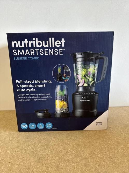 nutribullet Smart Sense Combo Blender - 1500 Watt, Witgoed en Apparatuur, Blenders, Zo goed als nieuw, Blender, Ophalen of Verzenden