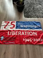 Vlag Wageningen 75 Jaar Bevrijding - 80x140cm - ZGAN, Ophalen of Verzenden, Zo goed als nieuw