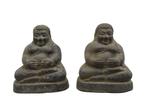 Set van 2 brons sangkajai boeddha beeld uit Thailand Cadeau, Ophalen of Verzenden
