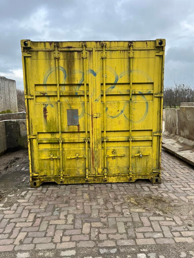Gebruikte 20ft container, zeecontainer, materiaalcontainer, Ophalen