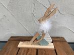 HOUT DECO PASEN 171 GROTE ZTTTENDE HAAS NIEUW, Diversen, Pasen, -, -, Nieuw, Ophalen of Verzenden