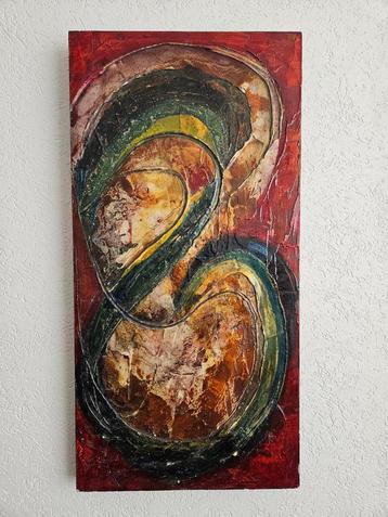Mooi vintage schilderij van Wies Verleisdonk beschikbaar voor biedingen
