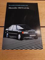 Brochure Mercedes-Benz 190 E 2.3-16 1984, Boeken, Ophalen of Verzenden, Zo goed als nieuw, Mercedes