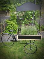 Metalen decoratie fiets - driewieler - plantenbak - kerst, 100 cm of meer, Nieuw, Metaal, 60 cm of meer