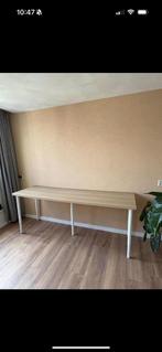 Mooi verstelbaar bureau – 200x60 cm, Huis en Inrichting, Bureaus, Ophalen of Verzenden, In hoogte verstelbaar, Gebruikt, Bureau