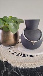 Grey glass beads ketting, Sieraden, Tassen en Uiterlijk, Kettingen, Overige materialen, Verstelbaar, Nieuw, Ophalen of Verzenden
