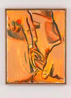 Erotisch schilderij naakt vrouw, Ophalen