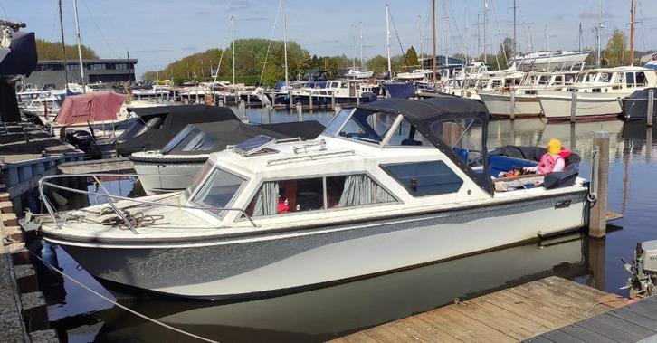 Fjord Selqueen 7.5m Kajuitboot Opknapper met Penta hekdrive, Watersport en Boten, Motorboten en Motorjachten, Gebruikt, Polyester
